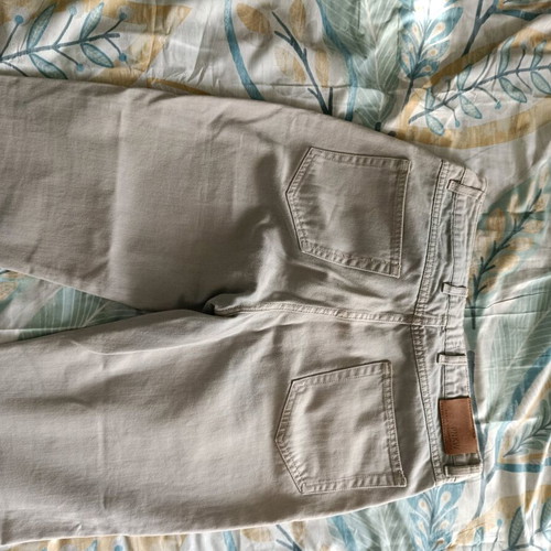 Pink Woman beige pants used, size L