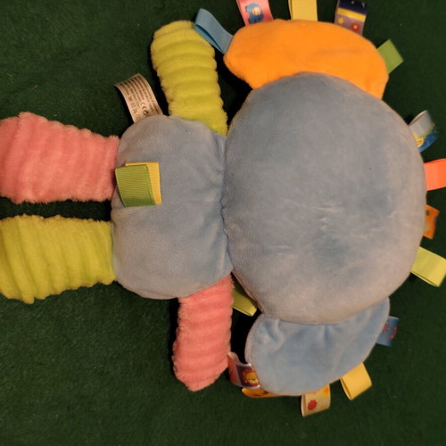 Happy Monkey Elephant Baby Activity Plush Toy, like new