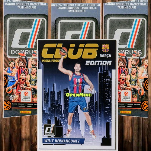 Willy Hernangomez Club Edition Press Proof Card Barcelona Donruss Euroleague 2023-24 new