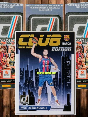 Willy Hernangomez Club Edition Press Proof Card Barcelona Donruss Euroleague 2023-24 new