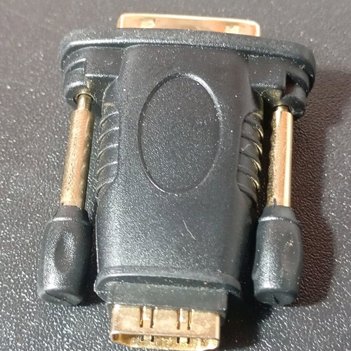 HDMI female to DVI-D male adapter used