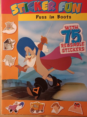 Βιβλίο Puss in Boots Sticker Fun σαν καινούργιο, αγγλικά
