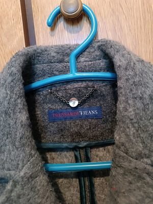 Trussardi wool gray jacket used, size M