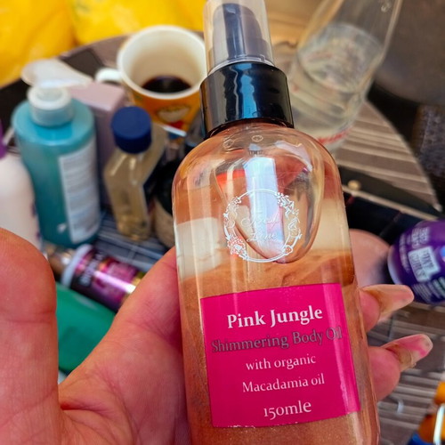 Fresh Line Shimmering Oil Pink Jungle 150 ml new