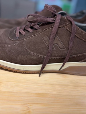 Hogan brown suede shoes men like new, size 46