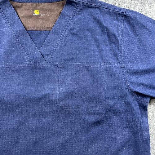 Carhartt Wip T-shirt Large blue nurse medical blouse used