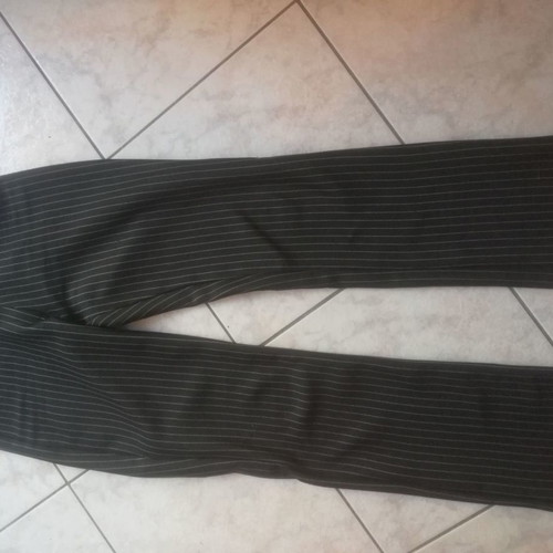 Black elastic pants used, Greek made, size 1