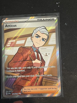 Atticus Pokemon TCG card like new