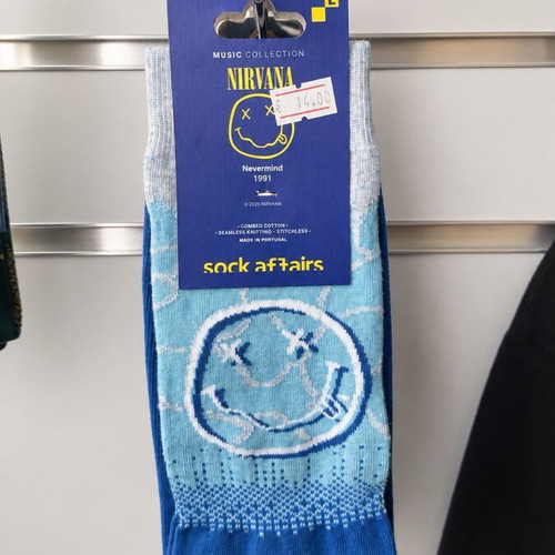 Nirvana socks by Sock Affairs, cotton, seamless