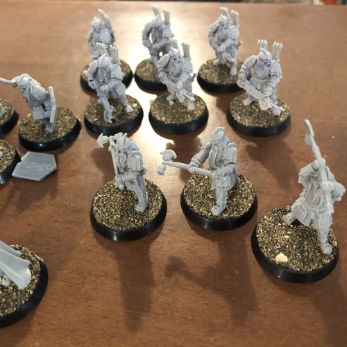 Iron Hills Dwarves army for Middle Earth strategy battle game like new