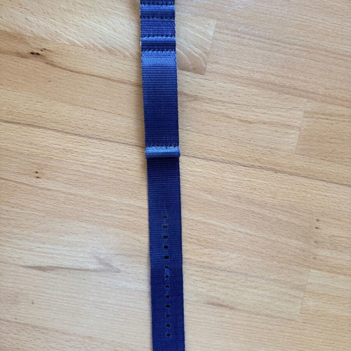Nato Strap Style Premium Blue 21mm - 22mm like new
