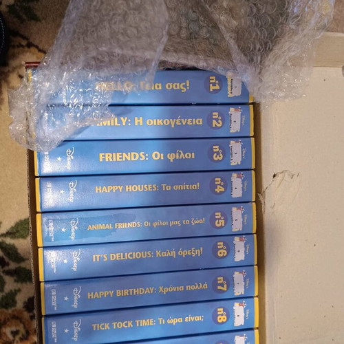 Disney’s Magic English set 9 VHS tapes like new, dubbed