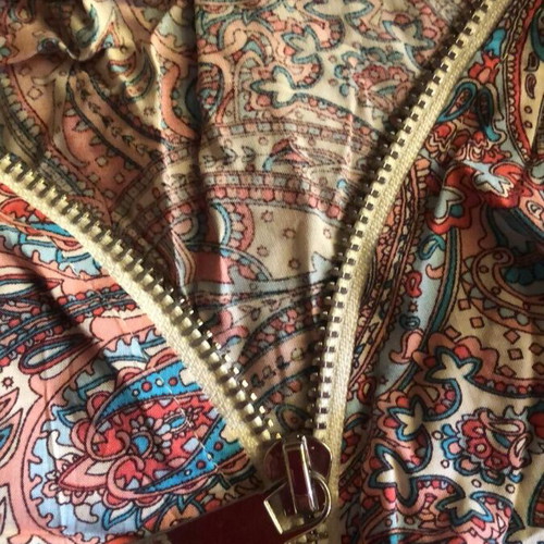 Boho Tunic Dress May & Co with Paisley Pattern and Zipper Size M/L like new