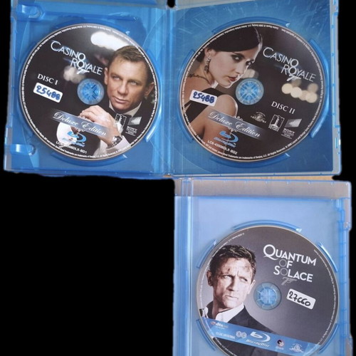 James Bond 007 Blu-ray collection of 2 movies with Greek subtitles used