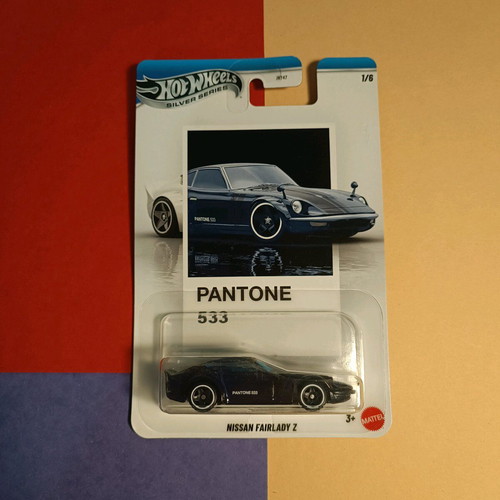 Hot Wheels Silver Pantone bundle of 3 new: Nissan Fairlady Z, 69' Ford Mustang Boss 302, Twin Mill III