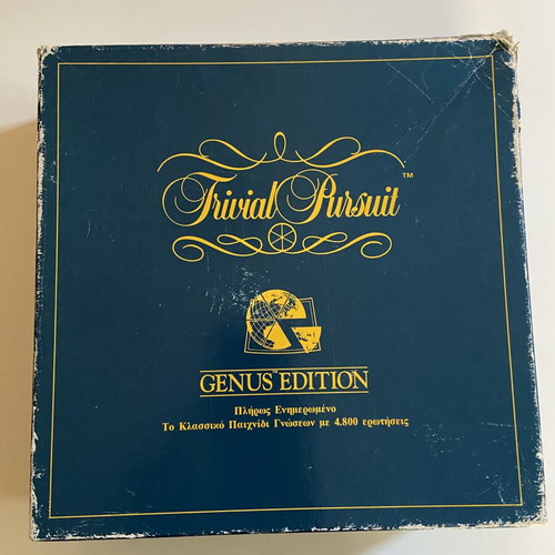 Trivial Pursuit Genius Edition board game 1992