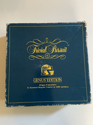Trivial Pursuit Genius Edition board game 1992