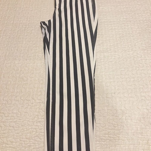 Nautical pants H&M XL 42 14 like new, white and blue