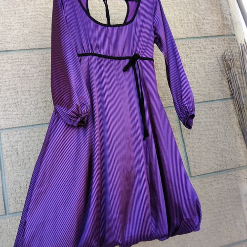 Ninety Nine dress like new, satin fabric, purple, size S