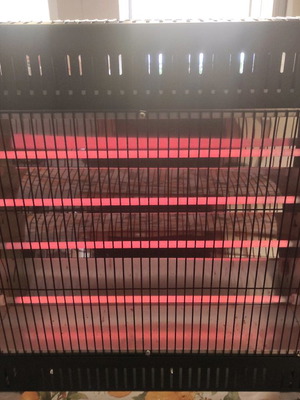 Gruppe NSBK-220A-E Quartz Heater used 2000W with 4 lamps