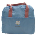 Lunch bag ισοθερμικό γαλάζιο με πλαινό τσεπάκι καινούργιο