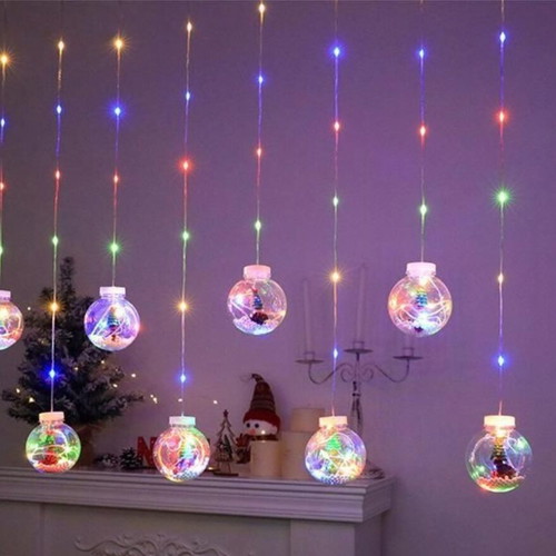 Christmas curtain light with LED balls new