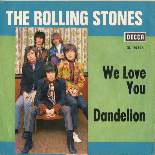 Rolling Stones We Love You Dandelion collectible cover used