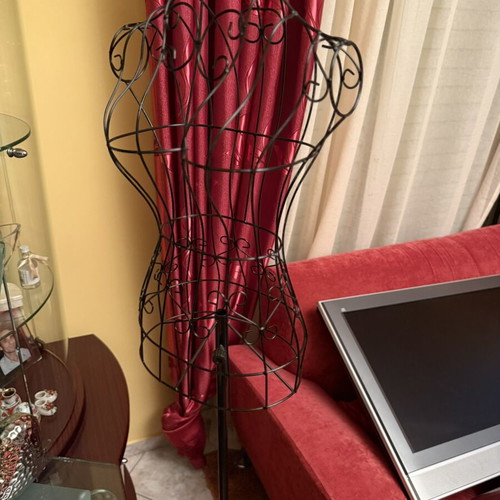 Metal Mannequin Clothing Display Stand Vintage Style