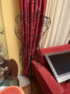 Metal Mannequin Clothing Display Stand Vintage Style
