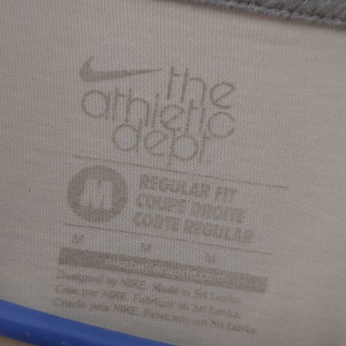 Nike t-shirt used, size M, white and grey