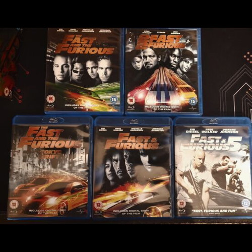 Fast & Furious Collection Blu-Ray like new with English subtitles
