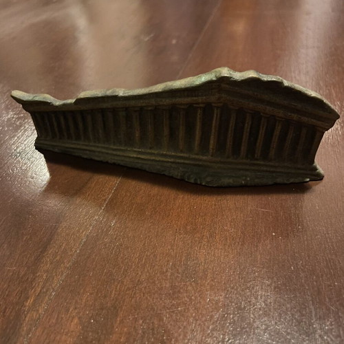 Collectible bronze paperweight Parthenon 7 years Club Hotel Casino Loutraki