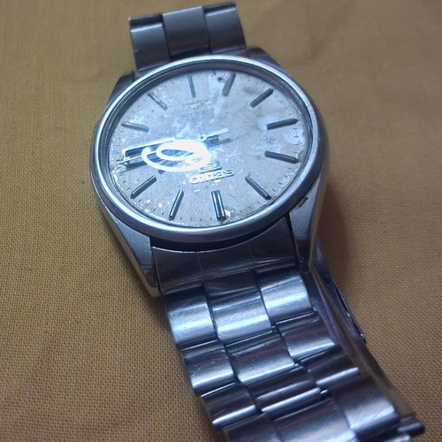 Seiko 5 Automatic 6309-8220 watch like new, vintage men's silver