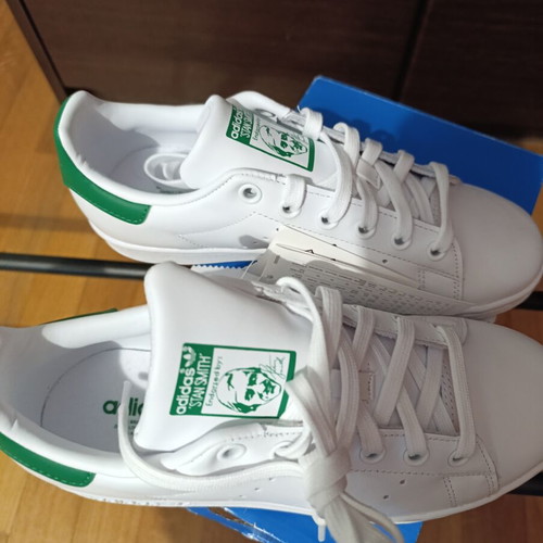 Adidas Stan Smith sneakers new, white and green, size 37.5