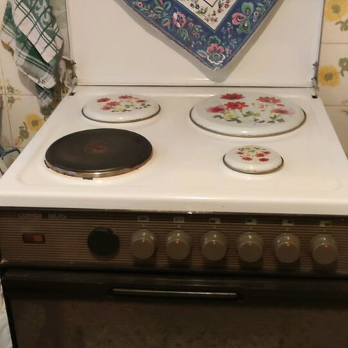 Electric stove used