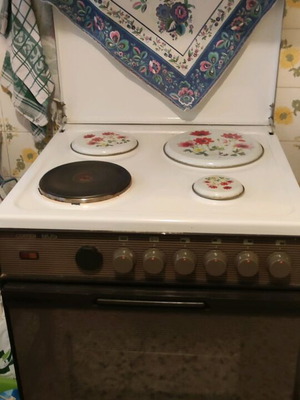 Electric stove used