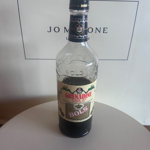 Bols Grenadine Sirup used vintage decorative bottle