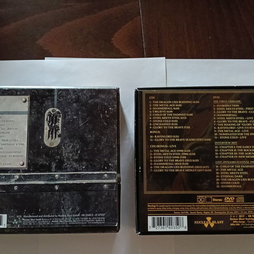 HammerFall Glory To The Brave and Dimmu Borgir Abrahadabra box set