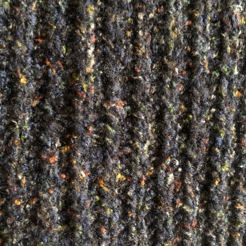 Wool scarf like new, melange blue multicolor