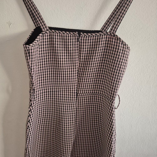 Short striped dress like new, good weave