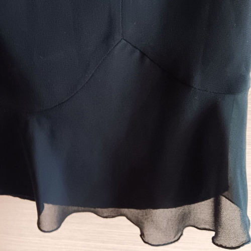 Vidal women's skirt used black with back zipper