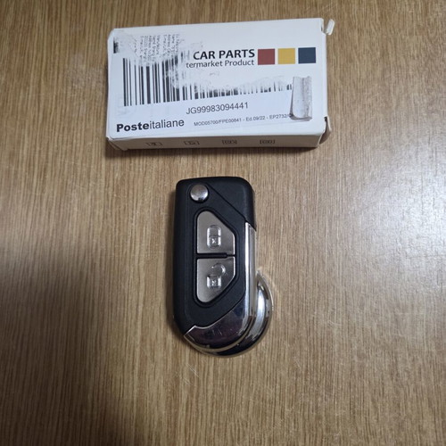 Car key case with 2 buttons compatible with Citroën DS3 and C3 new