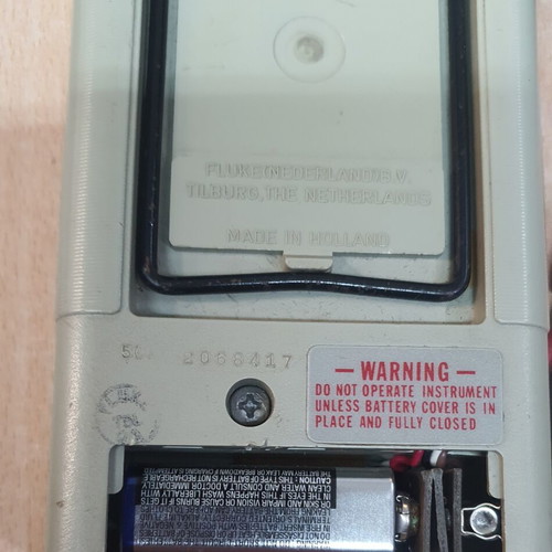 Fluke 8020A digital multimeter used with case