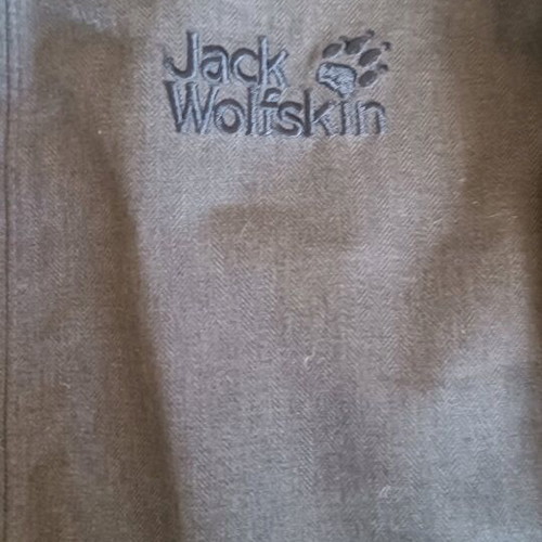 Jack Wolfskin waterproof windproof men's jacket size S like new, green