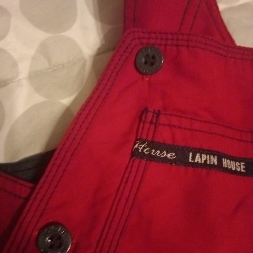Lapin House toddler overalls, warm and comfortable