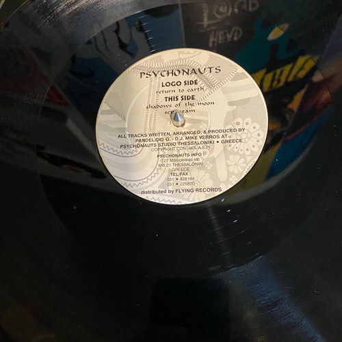 Psychonauts vinyl record used, Goa trance electronic