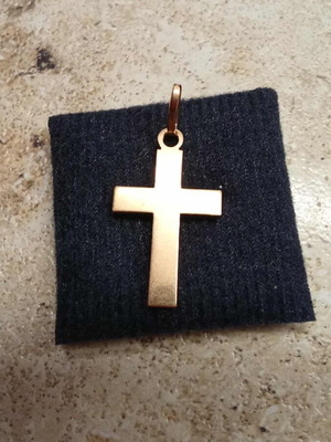 Gold cross 14K used