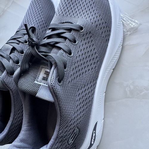 Men's Athletic Shoes size 44 new, white and grey