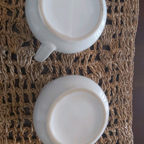 Vintage ceramic Knor mug set like new
