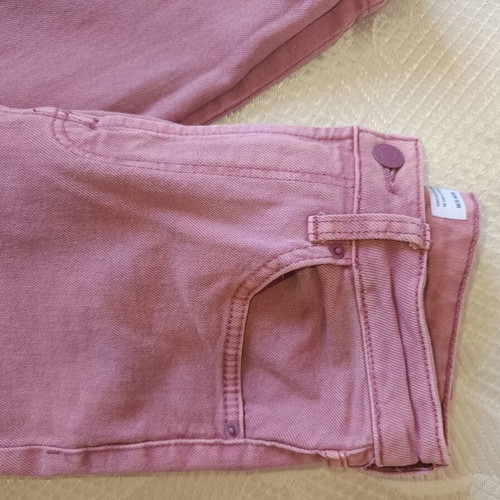 Bershka pink mom slim high-waisted jeans like new